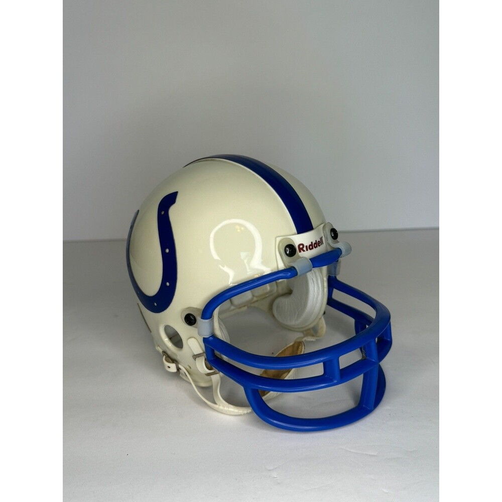 Indianapolis Colts Riddell 3 5/8 NFL White/Blue Vintage NFL Mini Helmet